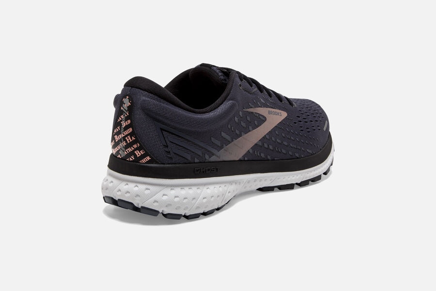 Brooks Ghost 13 Road Löparskor Dam - Svarta/Rosa - 3592-NOXTZ